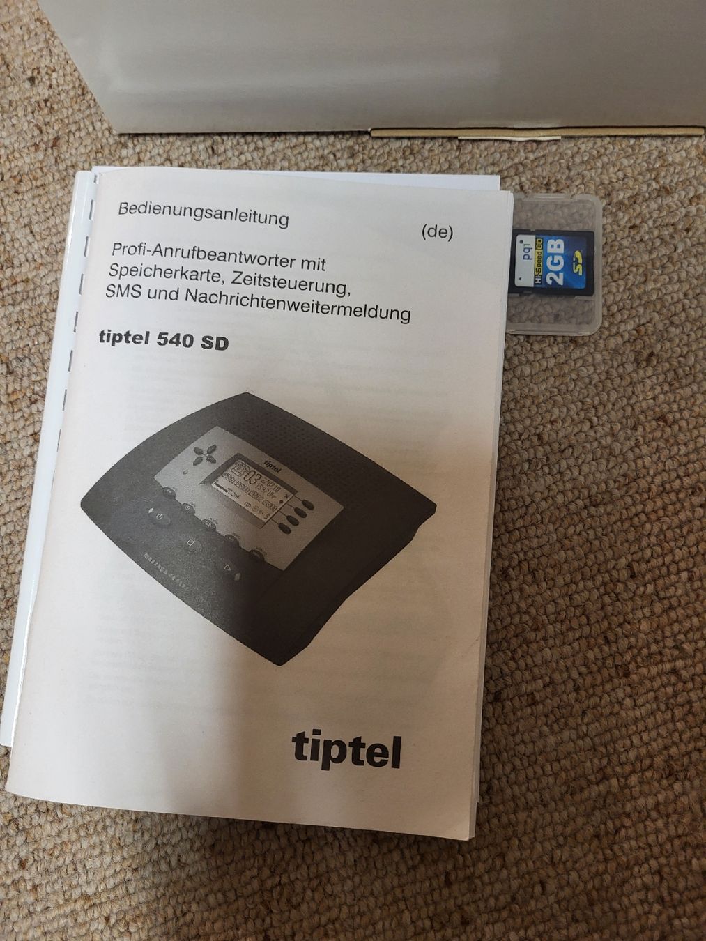 Tiptel Aufnahmegeräte: tiptel 540 sd anrufbeantworter – Gebraucht aus Aarau von  2