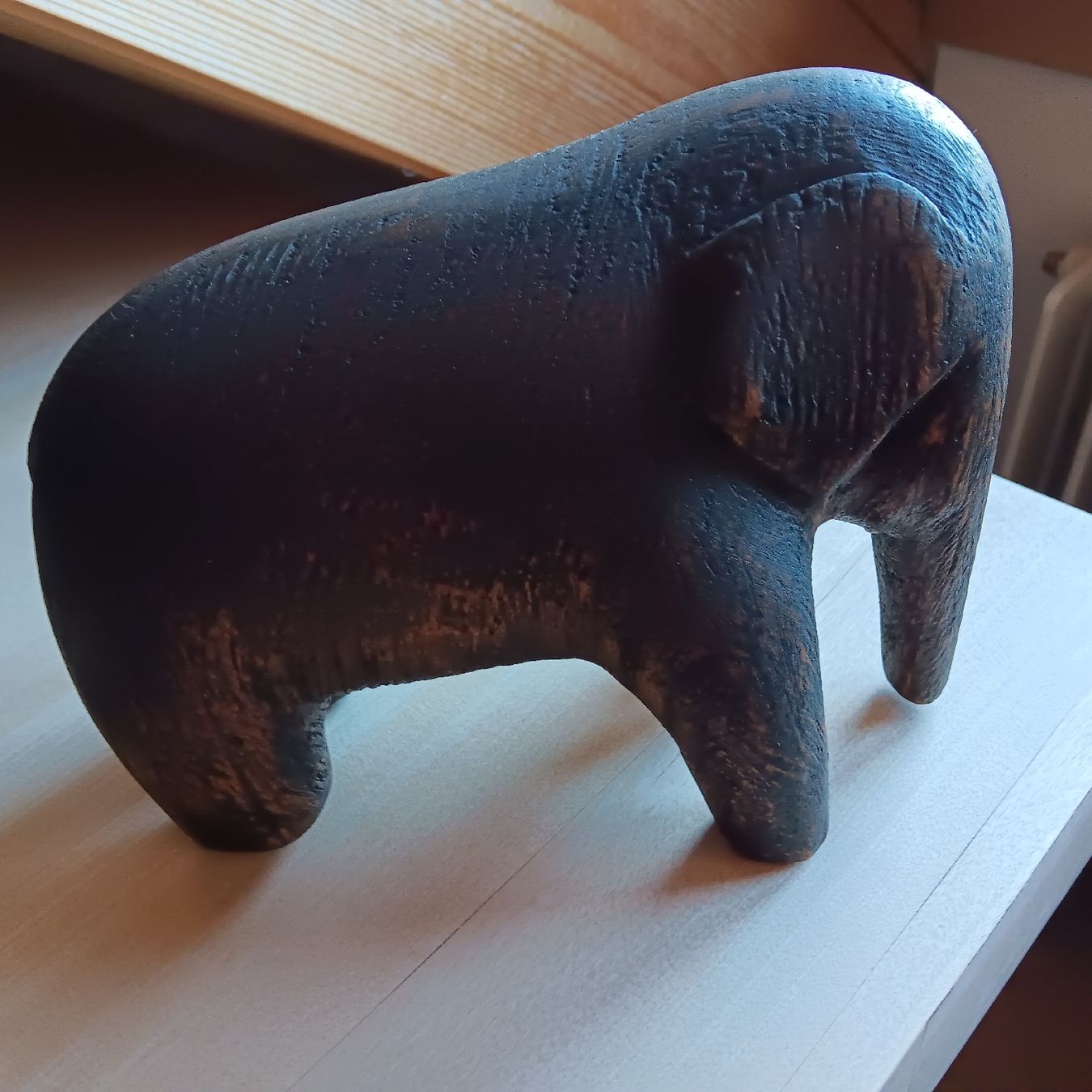 Skulpturen & Statuen: Not Bott Holzskulptur Elefant 1992 – Neu (gemäss Beschreibung) aus Chur von chr_b2cn 1