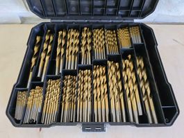 230 tlg Titanium Bohrersatz Metallbohrer Spiral Bohrer Set