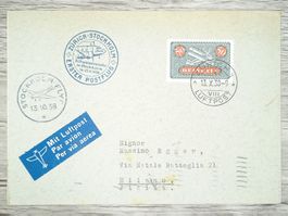 TR78 Enveloppe + Timbre Suisse 1938