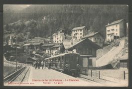 Carte P de 1907 ( Chemin de Fer / Martigny-Le Chatelard )