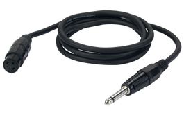 FL02 - unbal. XLR/F 3 p.-Jack mono 1,5 m