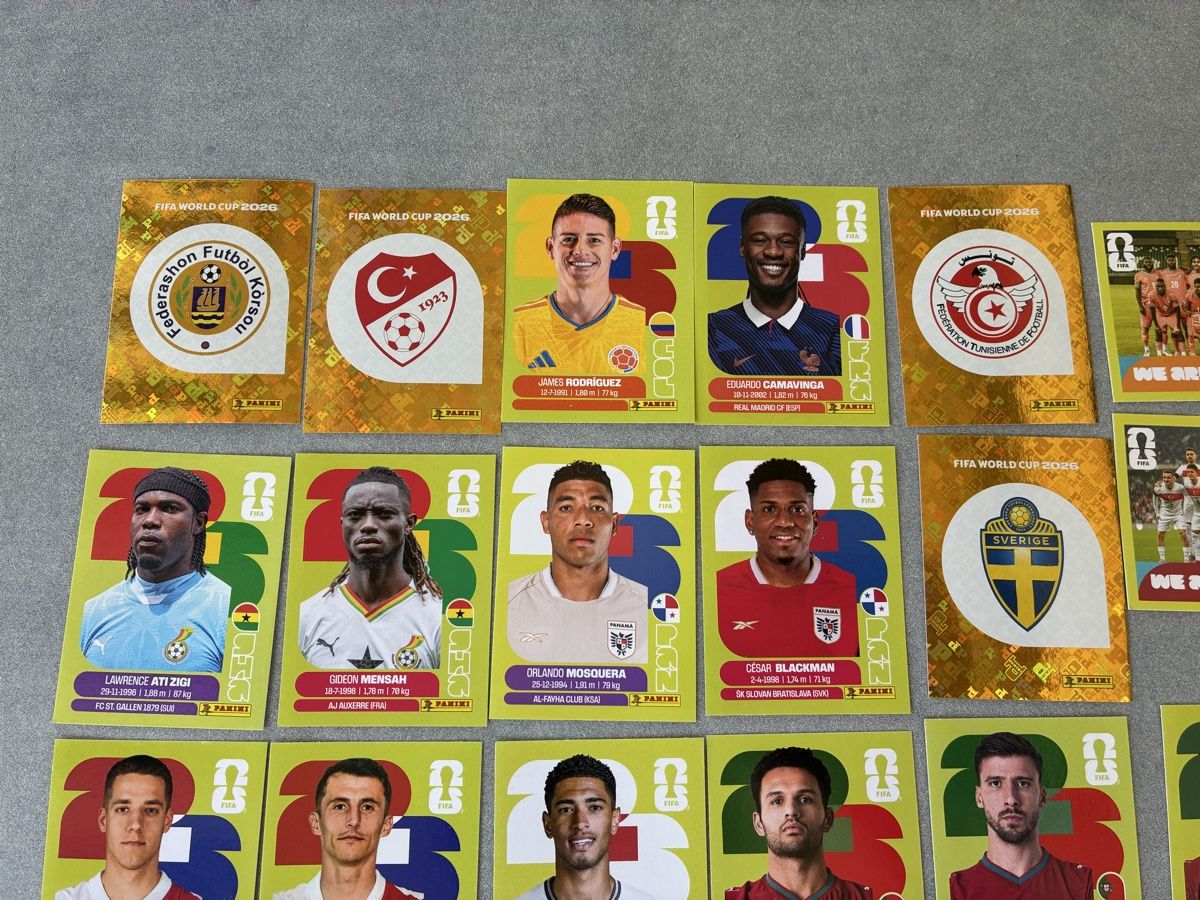 Panini Carte collezionabili: Panini WM 2026 Sticker Konvolut Sammlung – Usato da Emmen venduto da paesu6 2