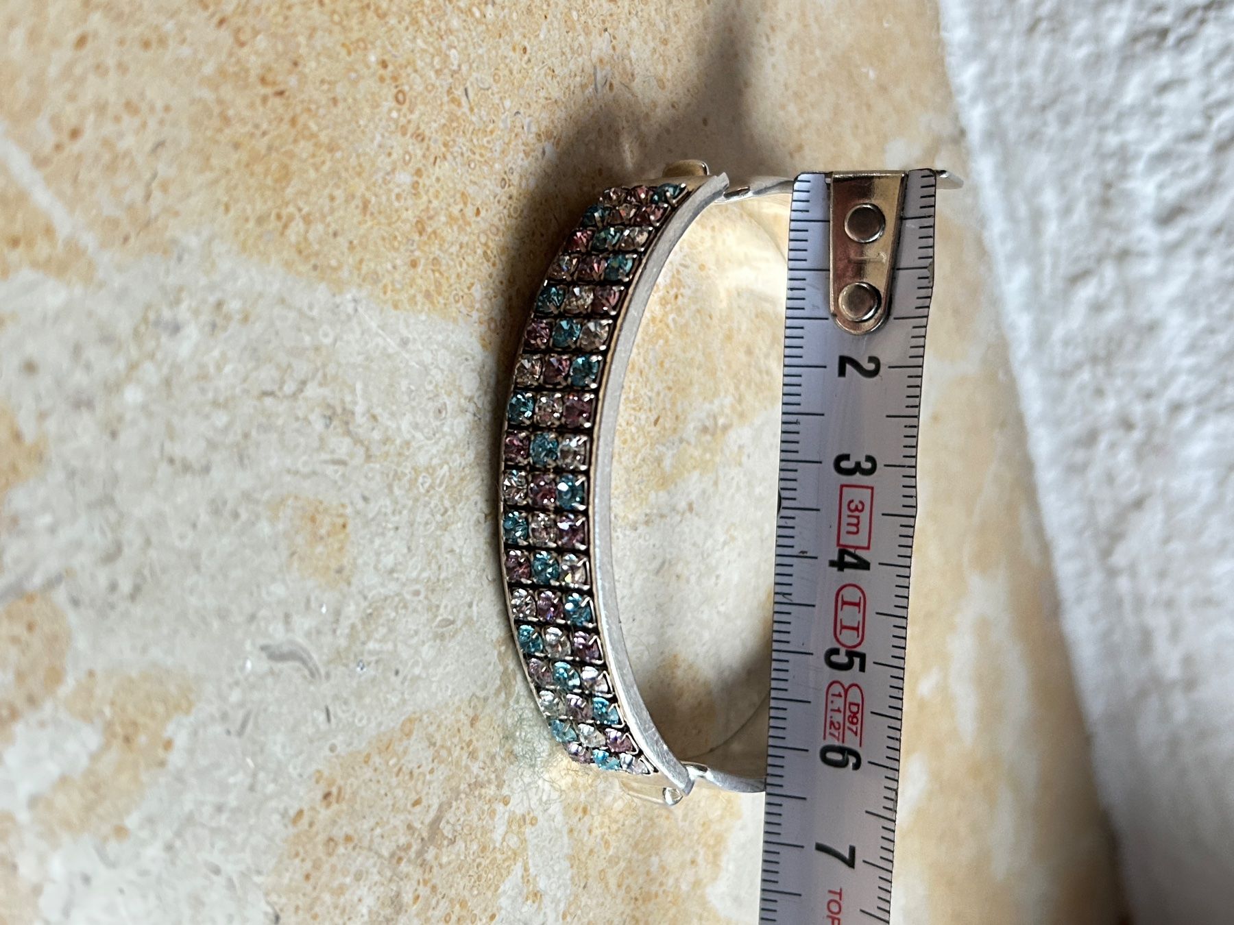 Esprit Armbänder & -reifen: Esprit Armreif Strass-Steine BLUE/ROSE/WHITE – Gebraucht aus Laufen von belleskulptur 6