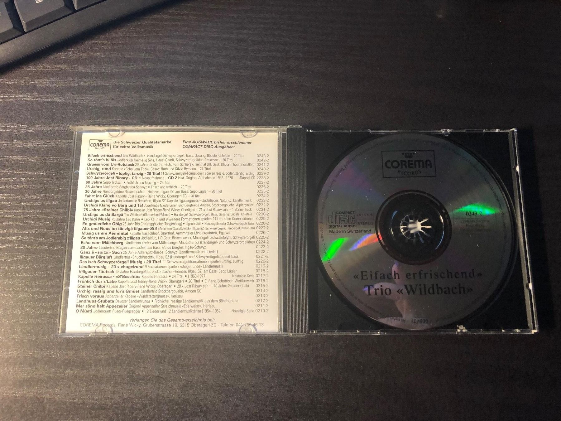 CD: Trio Wildbach - Einfach erfrischend – Usato da Schübelbach venduto da Dolly990_2 1