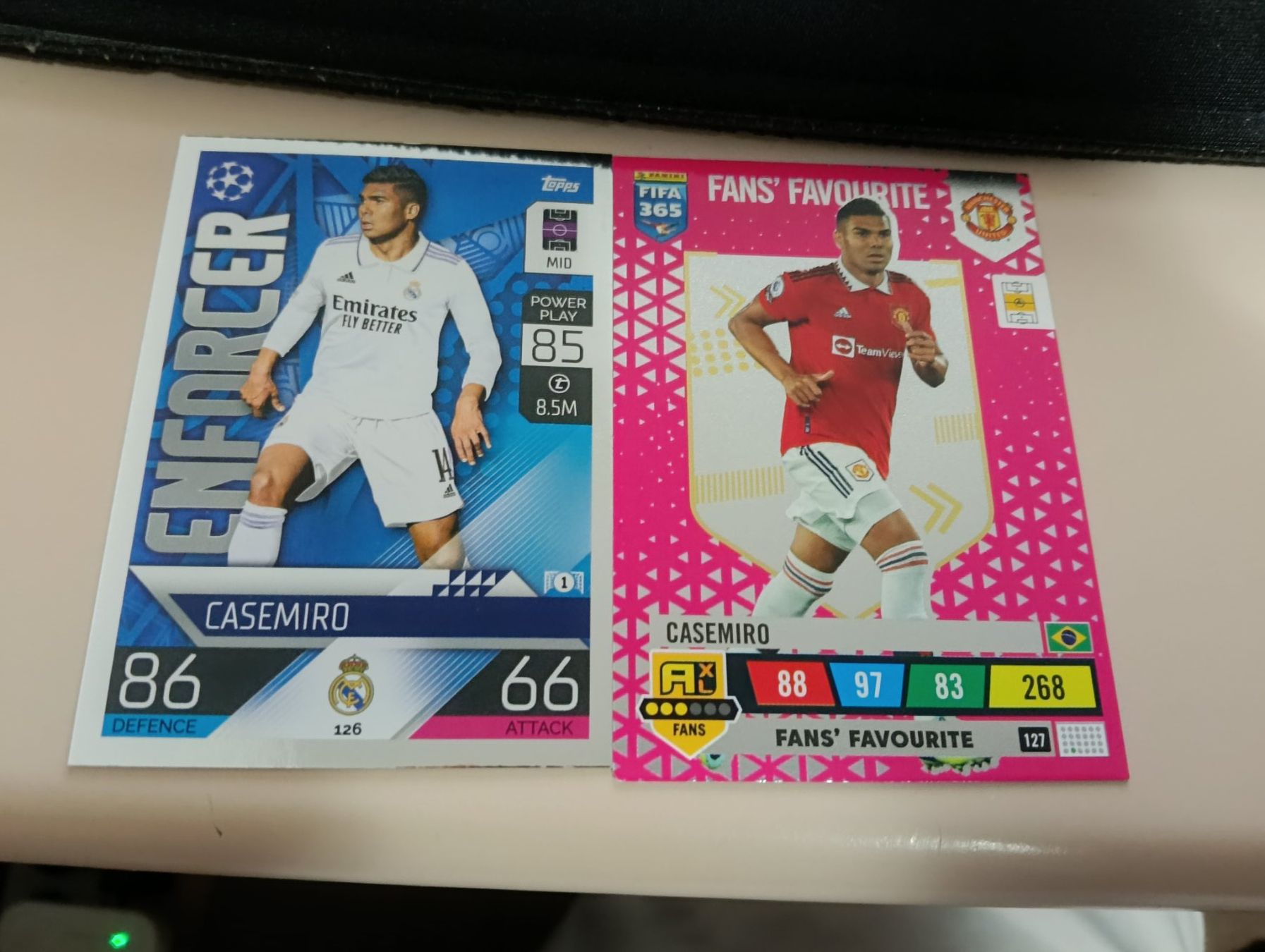 Topps Sammelbilder & Trading cards: topps casemiro set – Gebraucht aus Sigirino von acquila16