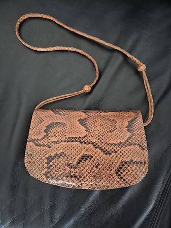 Schlangenleder Tasche echt Boaleder