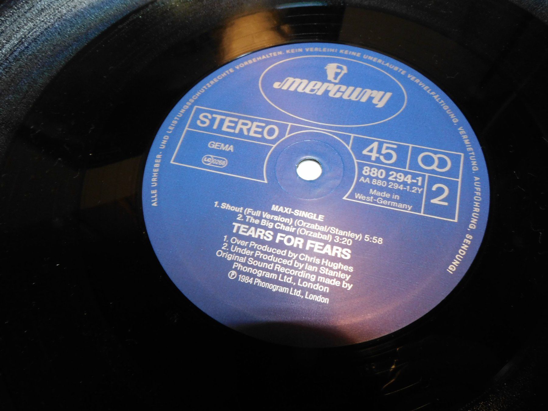 Dischi in vinile: LP - 1984 -  Tears For Fears Shout Extended Version     LP – Usato da Sursee venduto da 76 3