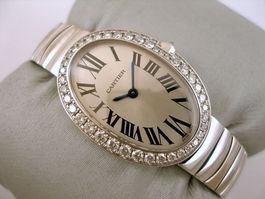 CARTIER BAIGNOIRE 18K & DIAMOND REF. CRWB52000 DAMENUHR