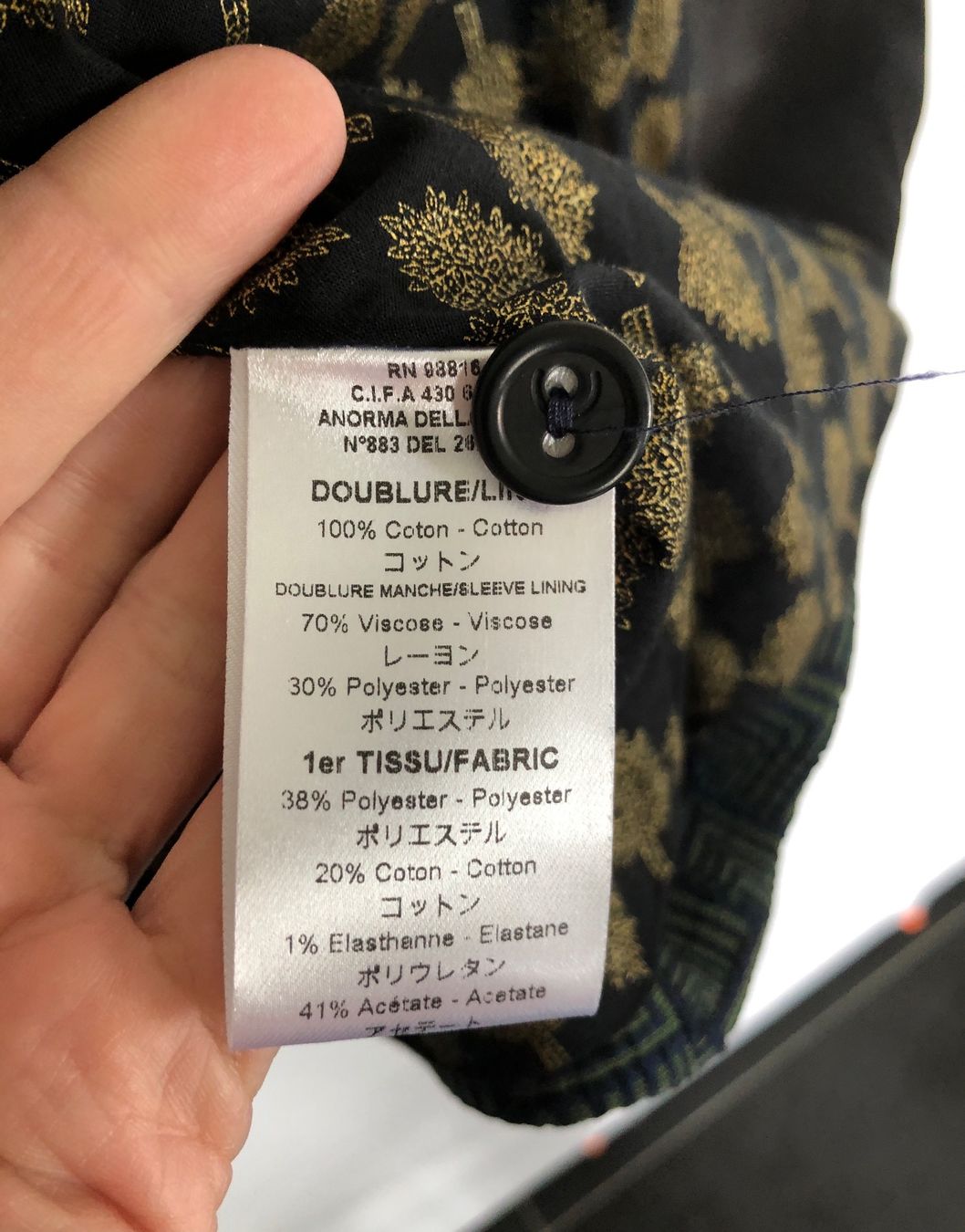 Giacche: Blazer asymétrique Cotélac vert texturé taille 0 / 34 – Nuovo e nell'imballaggio originale da Coppet venduto da Vanessamode 9