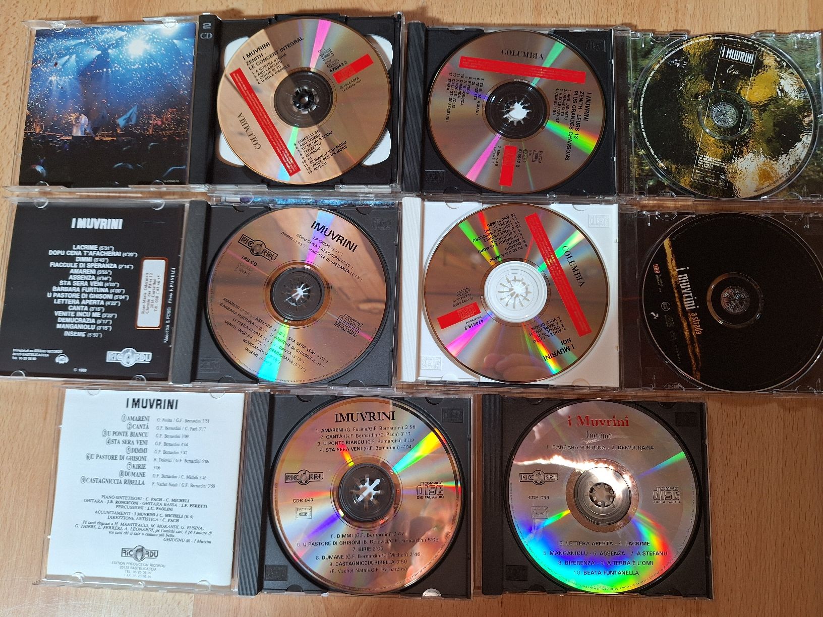 CD: I Muvrini 8 CD Sammlung – Usato da Genolier venduto da Antoine30 4
