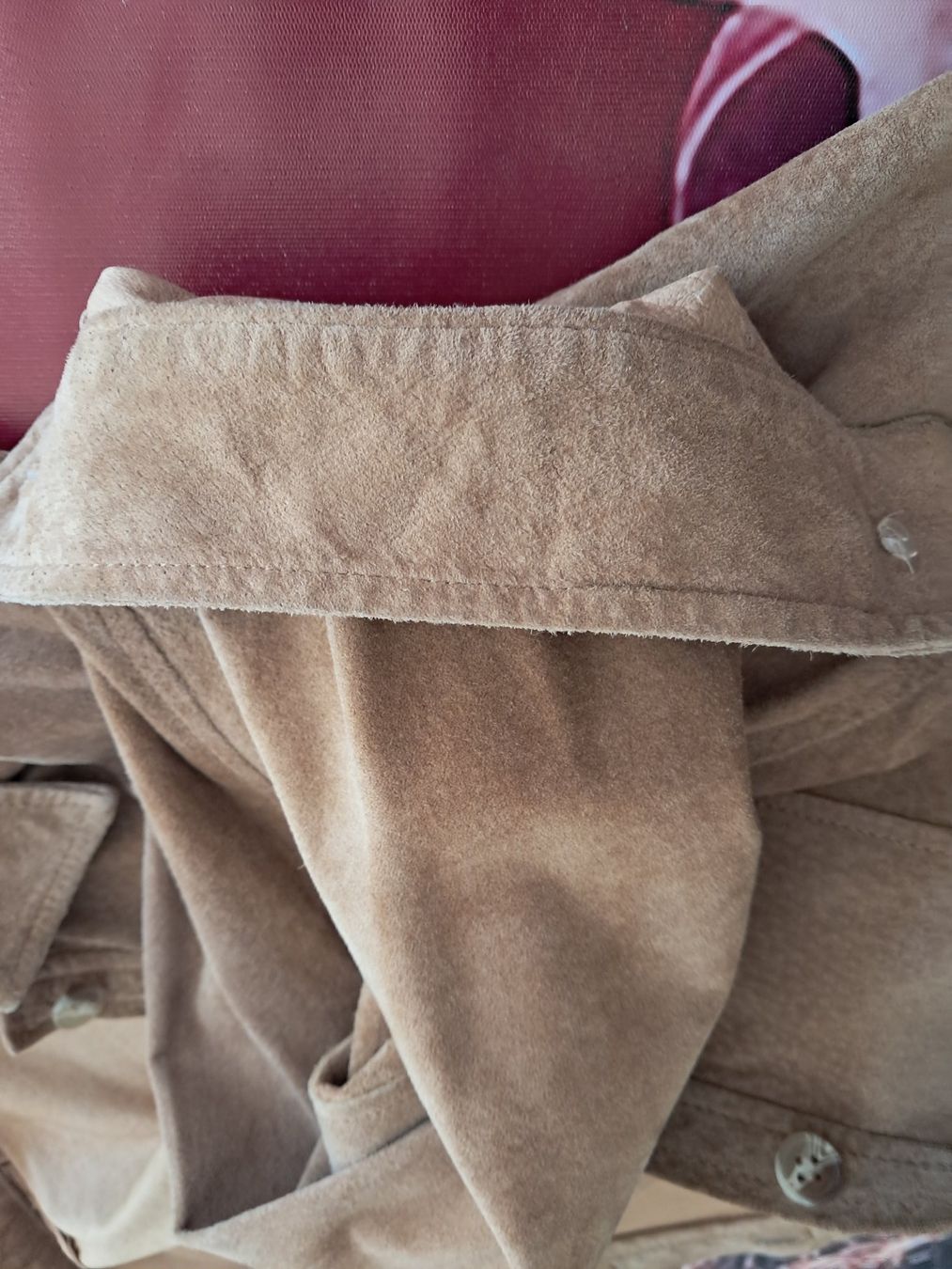Camicie: Leonardo . Lederhemd . Beige . 38 . – Usato da Leuggelbach venduto da schmetterlings-fee 8