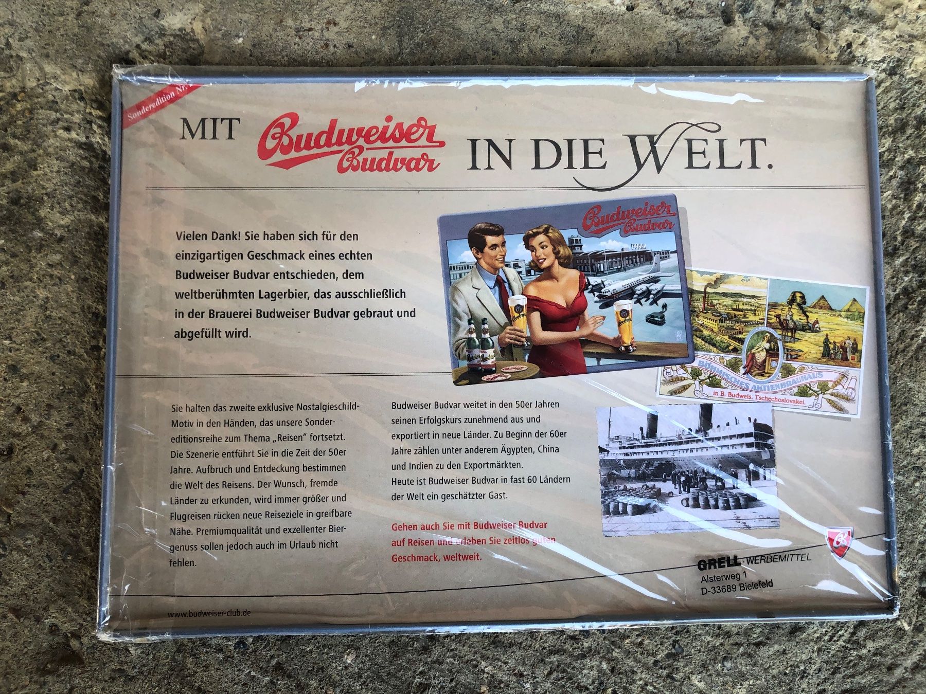 Insegne: Budweiser werbung reklame Bier classic – Nuovo e nell'imballaggio originale da Reinach AG venduto da rares75 1