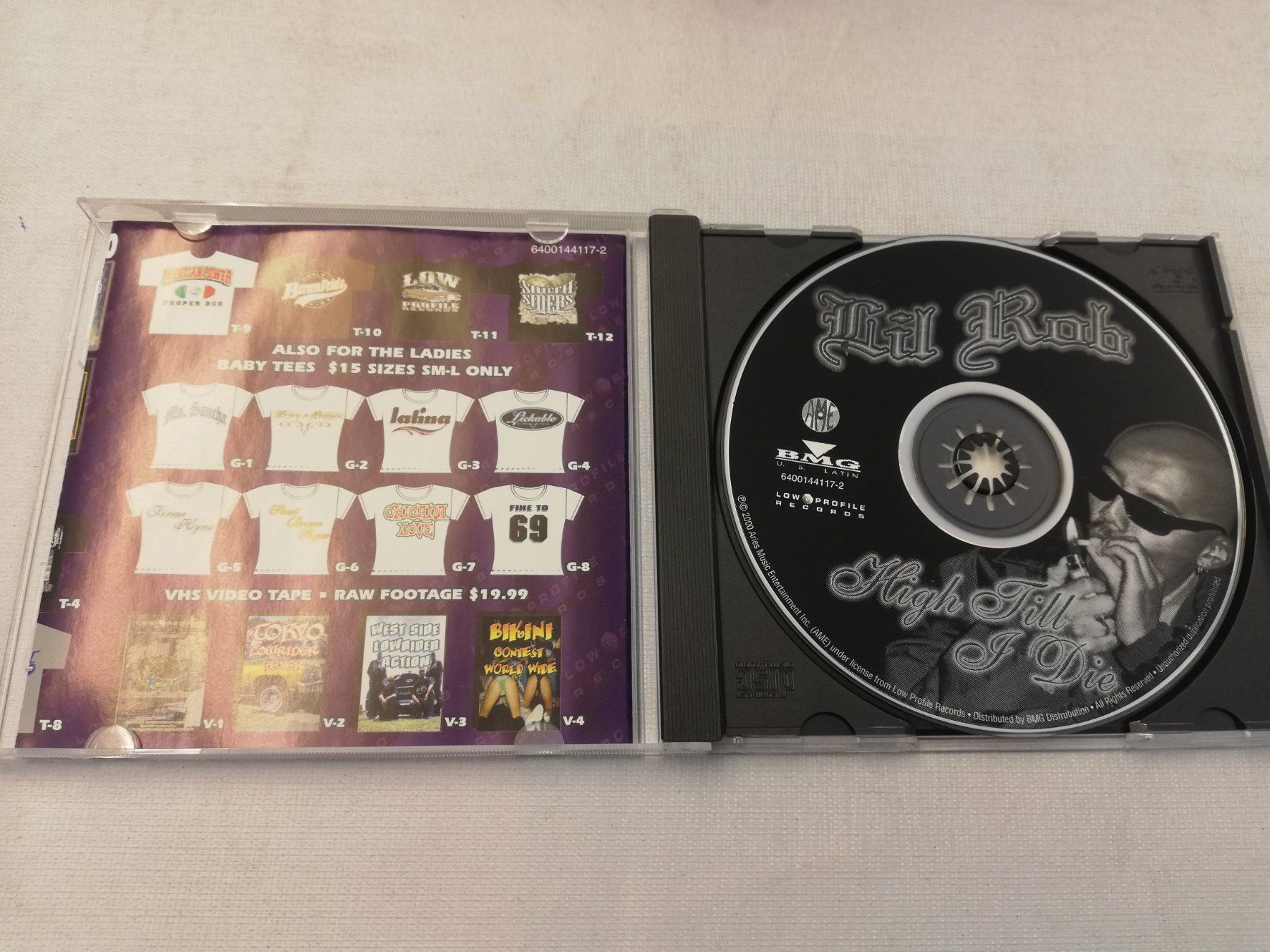 CD: LIL ROB - HIGH TILL I DIE – Usato da Bern venduto da Vinylsound.ch 2