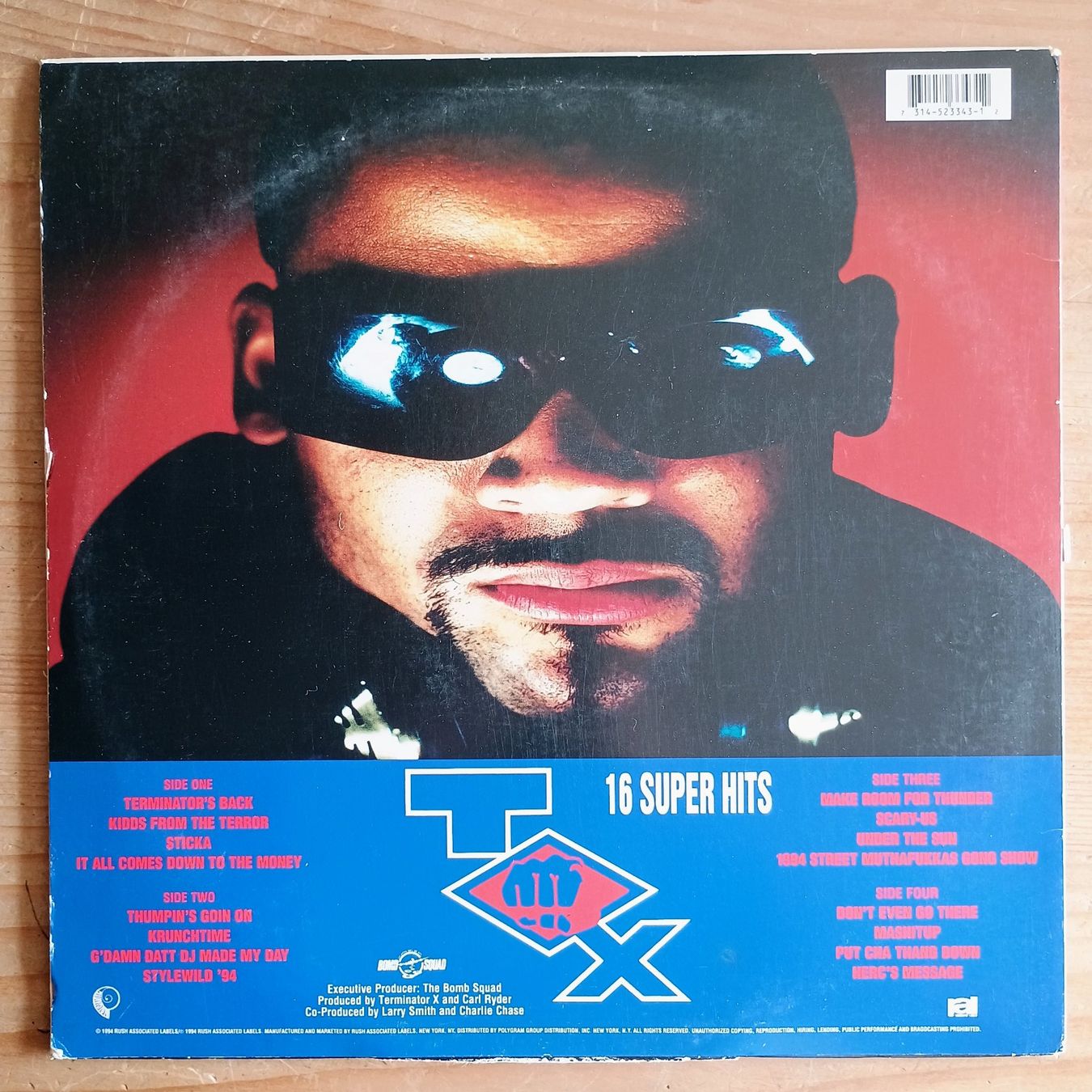 Dischi in vinile: Terminator X - Super Bad 2xLP US-1994 VG+/G+ – Usato da münchenstein venduto da karl_heinz_krasser 1