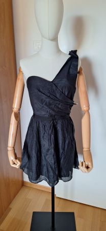 Naf-Naf, robe noire (49%soie)