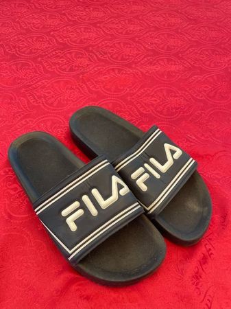 Kinder Fila Pantoletten 37 blau