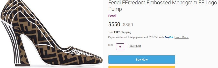 Fendi Damenschuhe: Pumps Fendi FFreedom 37,5 – Gebraucht aus Collonges von arashee 1