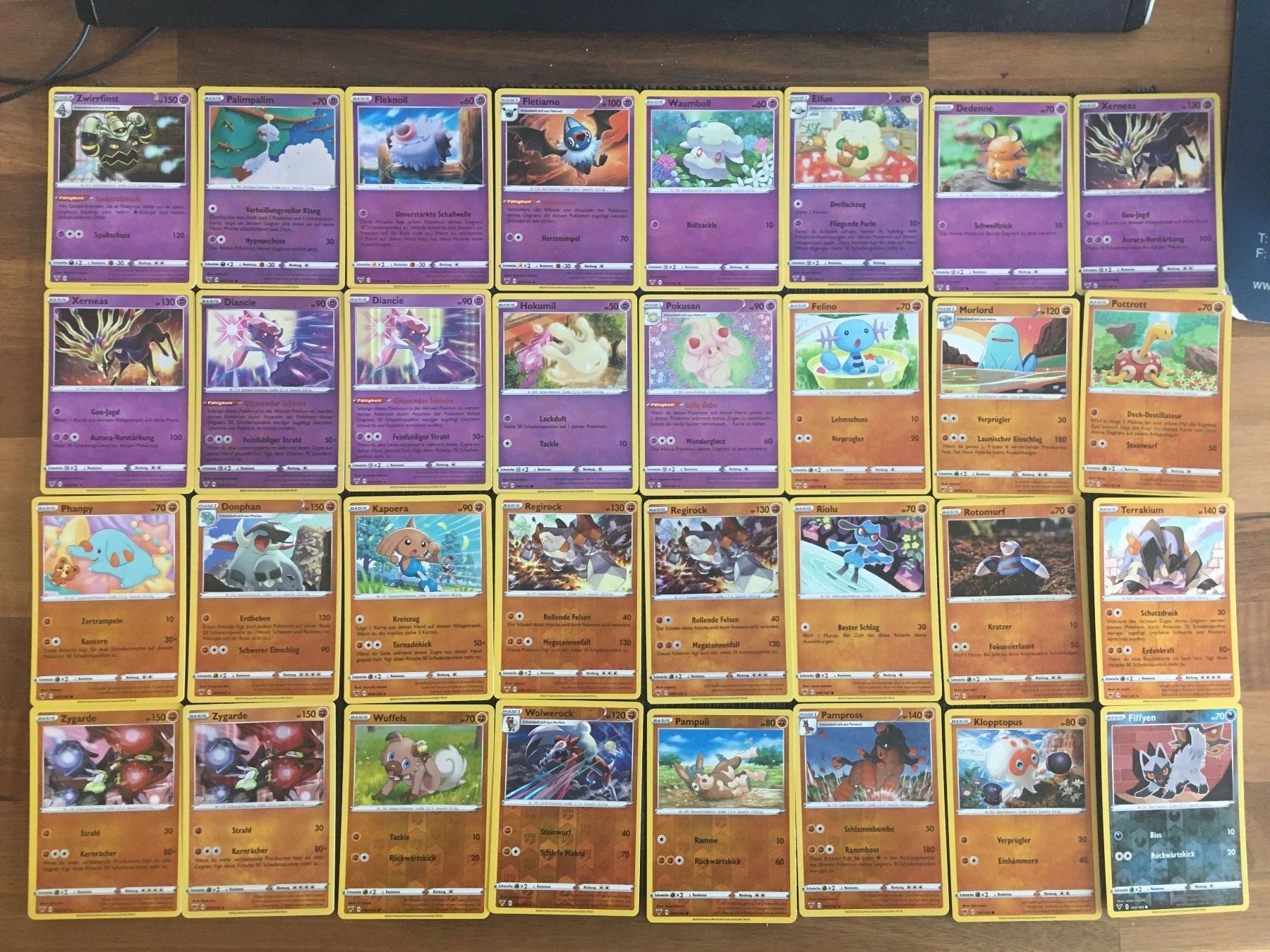 Pokémon Carte collezionabili: Pokemon Farbenschock 155 Reverse Holo Set Sammlung Deutsch – Nuovo (secondo la descrizione) da Wabern venduto da Collectfun 2