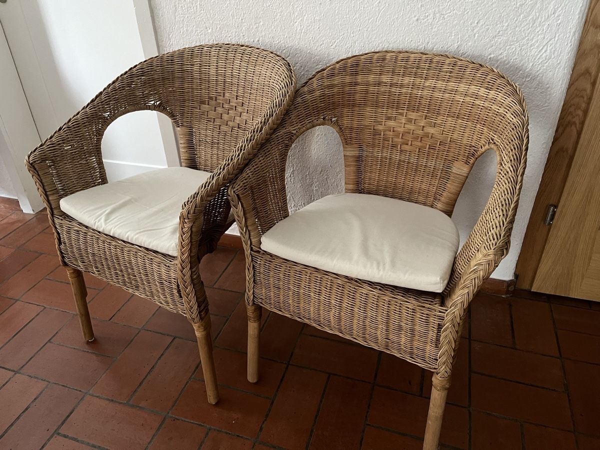 Sessel: Korbstuhl – Gebraucht aus Zürich von