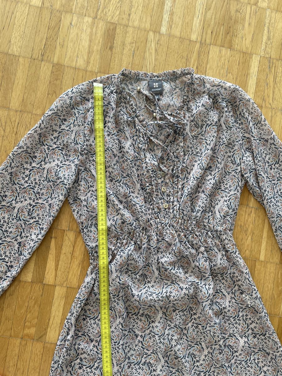 Manor Vestiti: Manor patterned midi dress size 38 – Nuovo (secondo la descrizione) da Neuchatel venduto da shi_9fzw 3