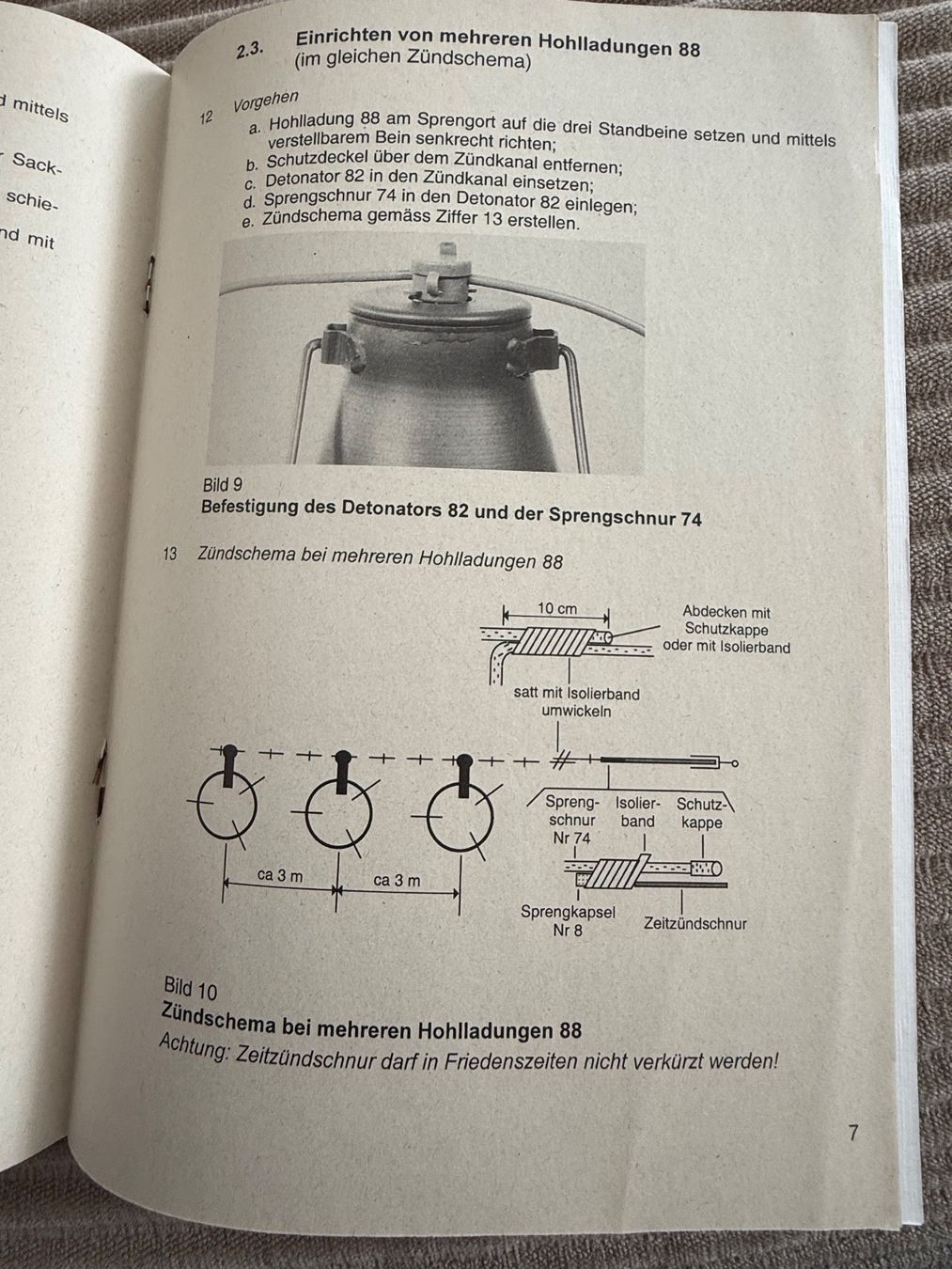 Livres: Reglement: Trichtersprengladung 88 - Schweizer Armee – D'occasion à Brütten par Hst1 4