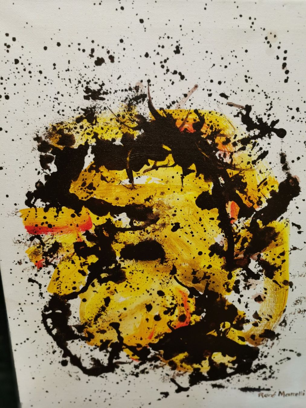 Gemälde: HUILE SUR TOILE SIGNÉE RENÉ MARCELLI – Gebraucht aus Genève von Qanil77 3