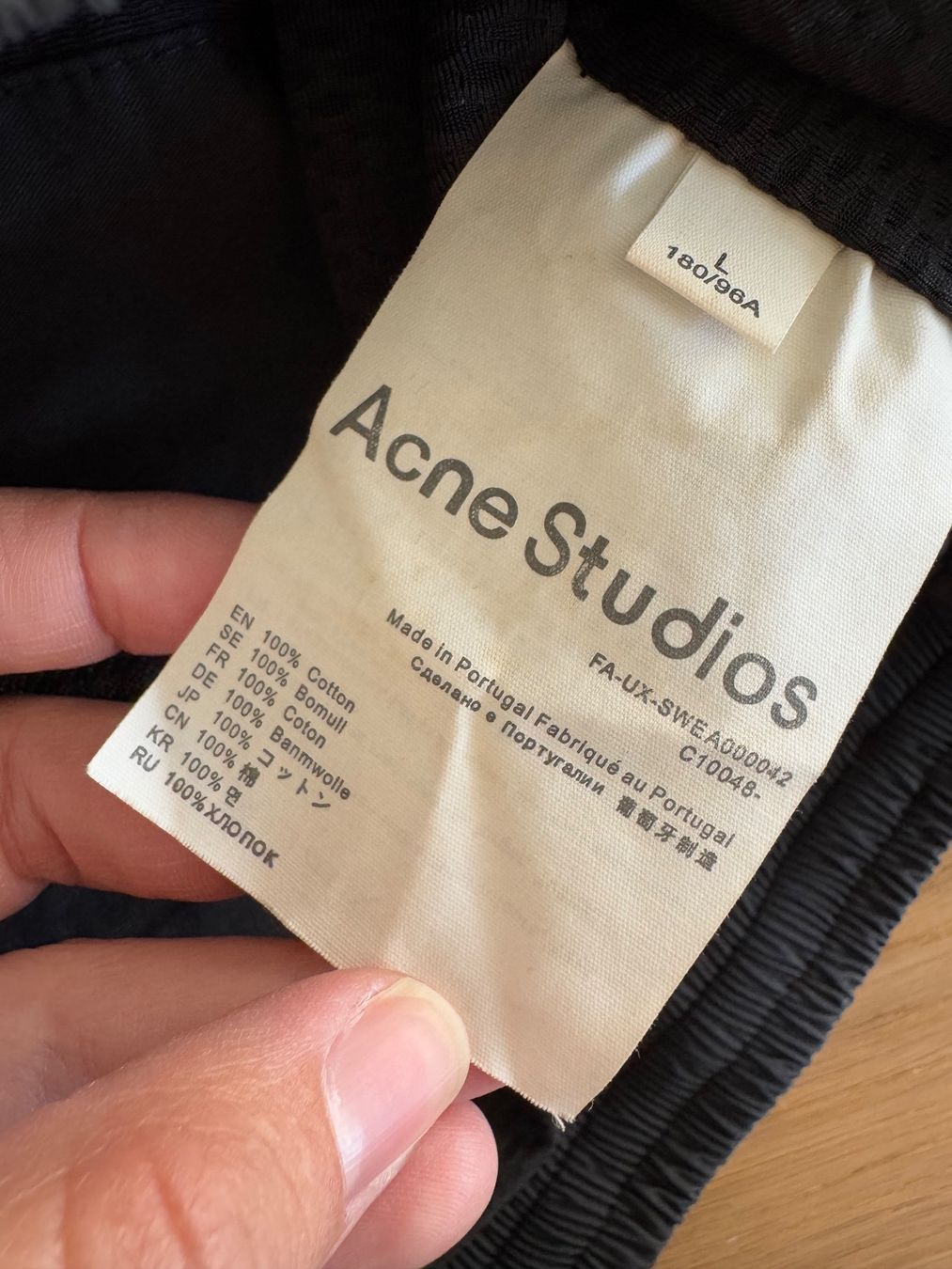 Acne Studios Giacche: Acne Studios Wind Breaker Jacke, Gr. L, Farbe schwarz – Nuovo e nell'imballaggio originale da Triesen venduto da dardaleni 3