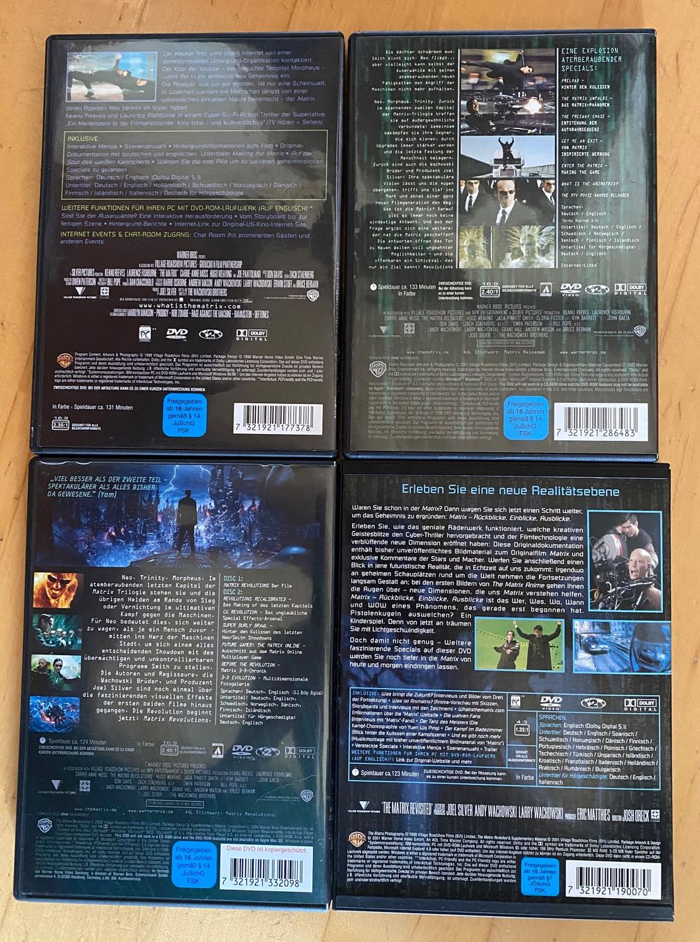 Tous les DVDs: Matrix Collection [6 DVDs] – D'occasion à Unterengstringen par NOISE 1