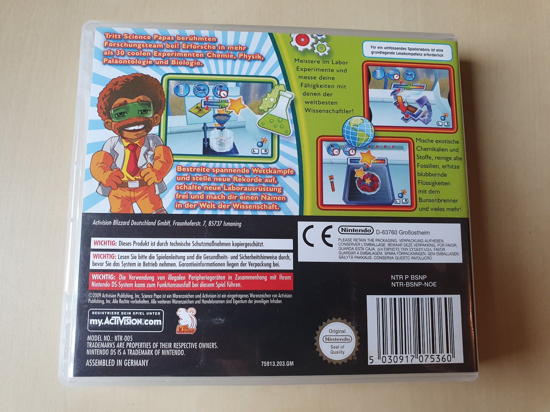 Nintendo Giochi: Science Papa – Usato da Stansstad venduto da collectorsshop 1
