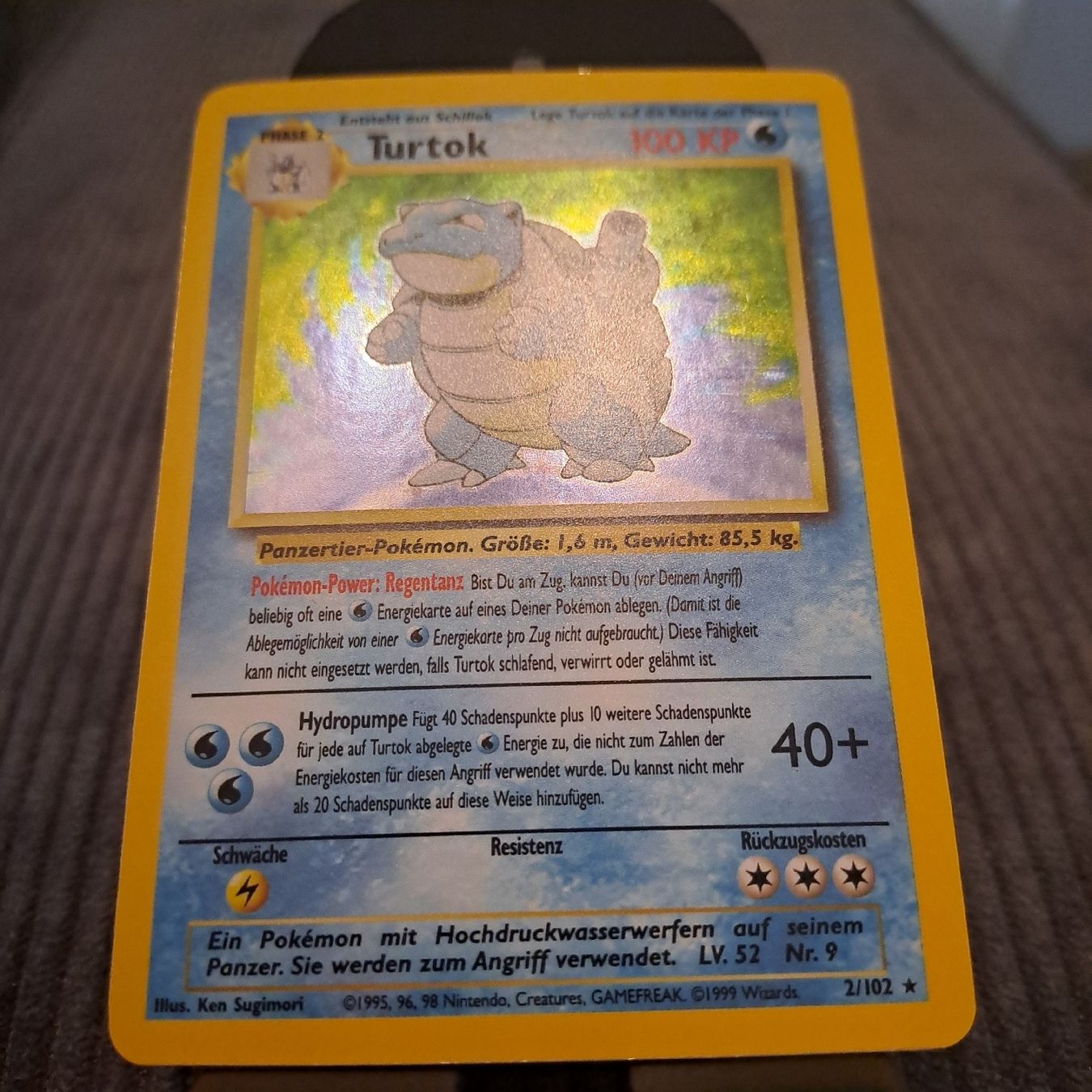 Pokémon Sammelbilder & Trading cards: Turtok Holo, Base Set 2/102 – Neu (gemäss Beschreibung) aus Düdingen von Ruge91 1