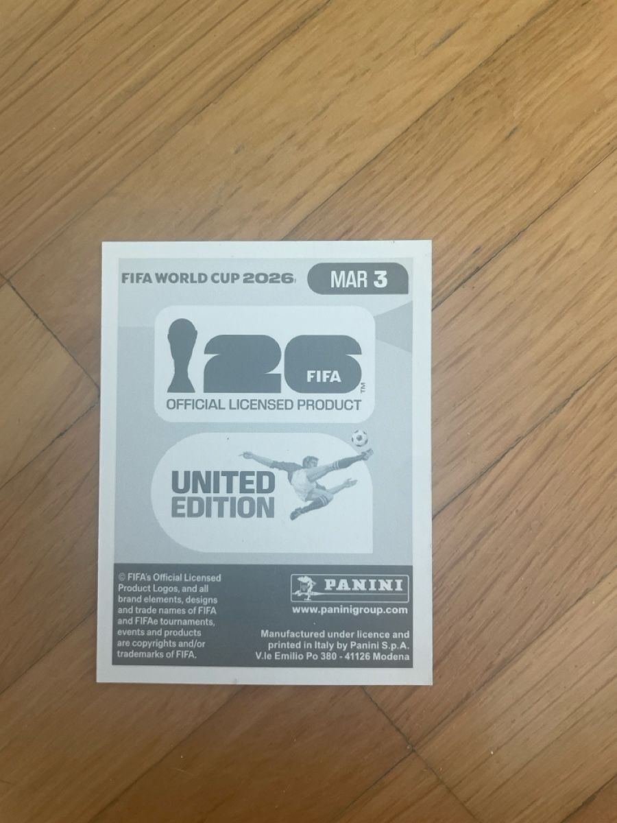 Carte collezionabili: Munir El Kajoui Sticker MAR 3 – Nuovo e nell'imballaggio originale da Fällanden venduto da Permarco 1