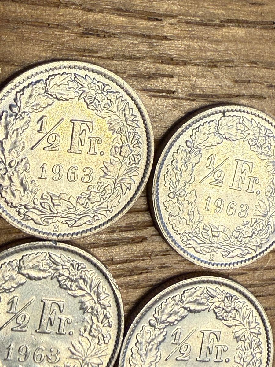 Alle Münzen: 1/2 Franken Silbermünzen 50 Rappen – Neu (gemäss Beschreibung) aus Goldach von Messerguru 2