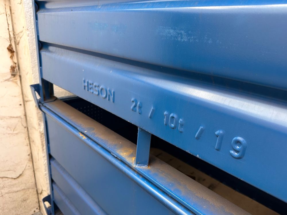 Heson Vollwand-Stapelbehälter BxLxH 800 x 1200 x 500 mm, (Gebraucht) in ...