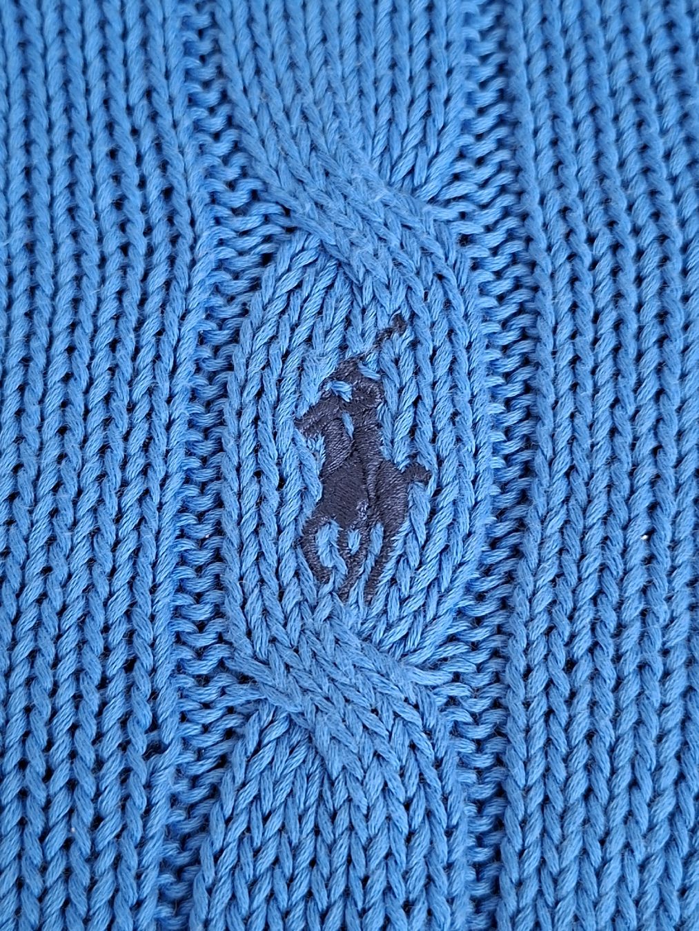Ralph Lauren Maglioni & Felpe: Pull tPolo Ralph Lauren torsadé bleu taille M – Usato da Renens VD venduto da ser_j2fn 4