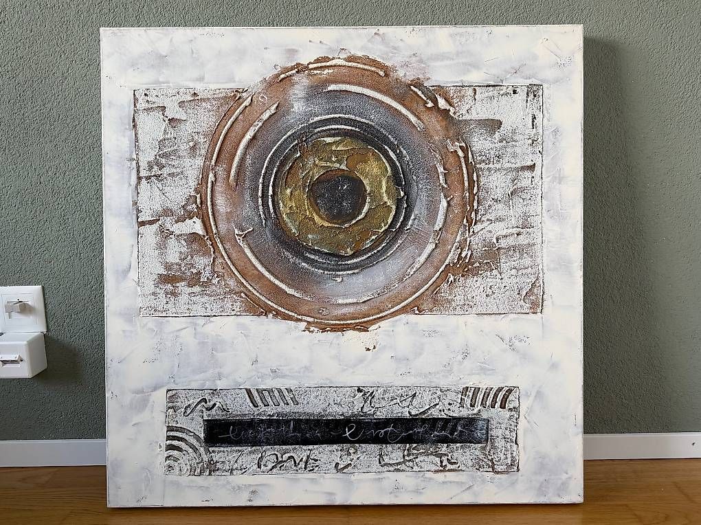 Dipinti: Zeitloses, modernes Gemälde in Acryl 80x80cm – Usato da Sursee venduto da pat_k972