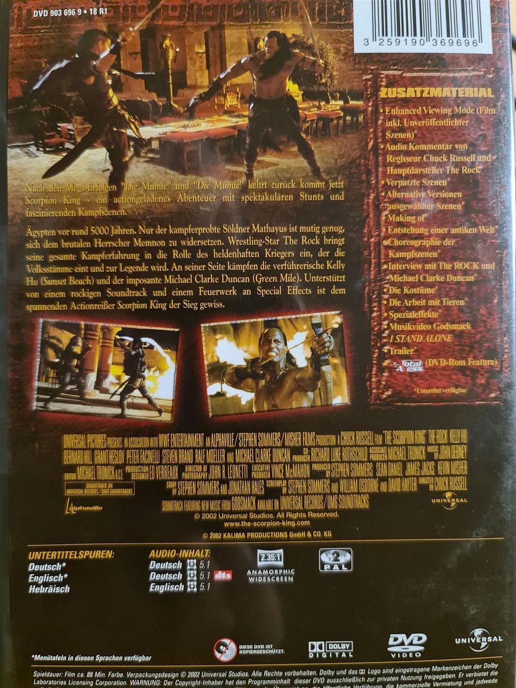Tutti i DVDs: The scorpion king DVD – Usato da Dintikon venduto da Vexi 1