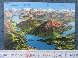 ZUGERSEE LOWERZERSEE 4WALDSTÄTTERSEE PANORAMA VOGELSCHAU ZG