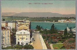 GENÈVE, PARTIE DROITE D'UNE CARTE DOUBLE, *, VUE PAS COMMUNE