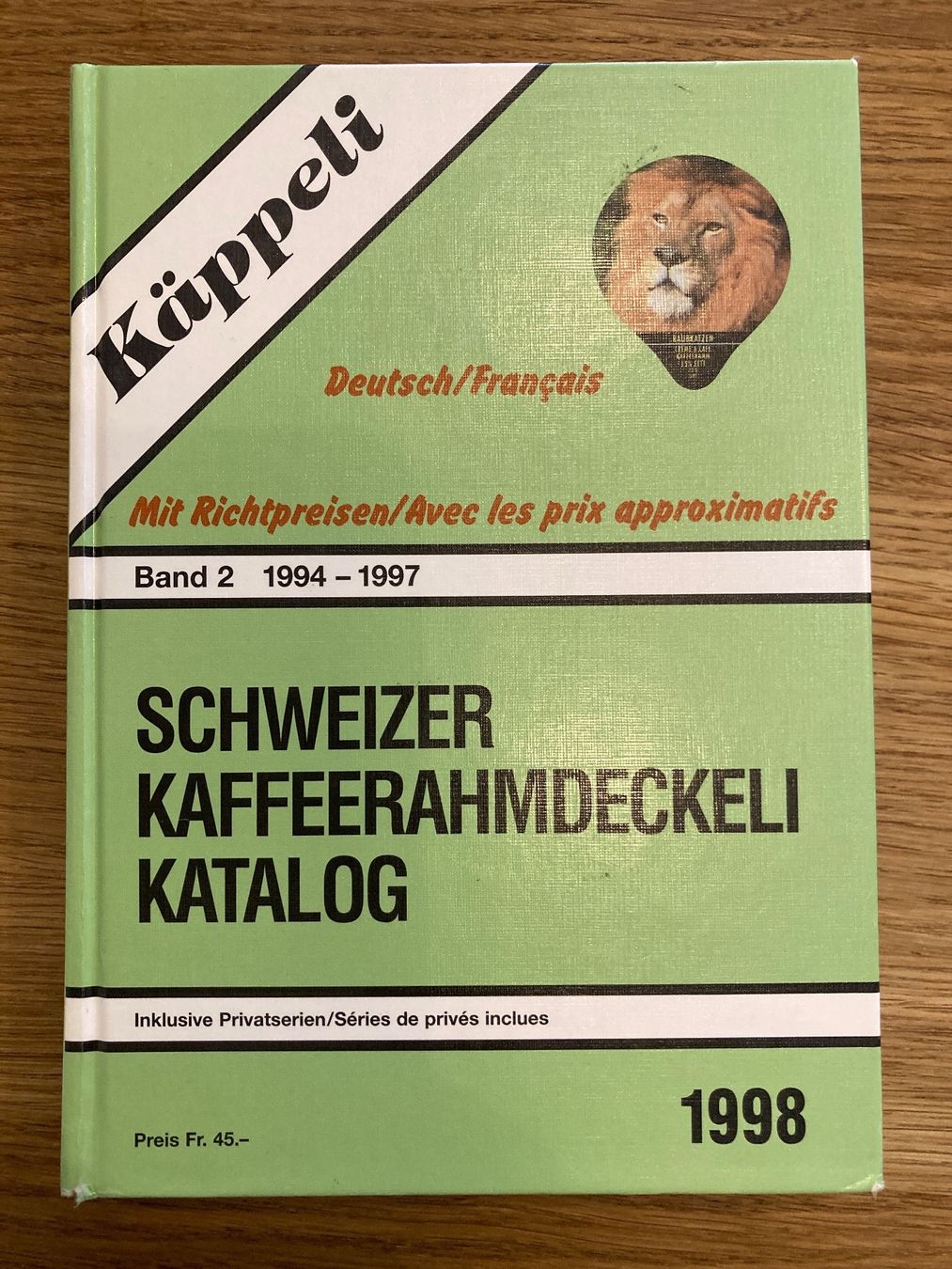 Opercules: Schweizer Kaffeerahmdeckeli Katalog 1998 – D'occasion à Winterthur par Quilterin