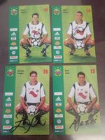 Fussball Rapid Wien 0er Jahre - 4x handsignierte KartenSet 3