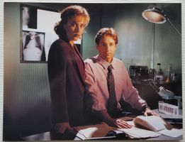 David Duchovny & Gillian Anderson, Original-Autogramm, 1992