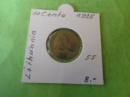 Litauen 1925, 10 Centu