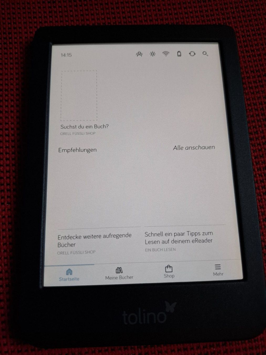 Tolino Tablet PC: Tolino shine color eBook Reader – Neu (gemäss Beschreibung) aus Bibern SH von Rolf550