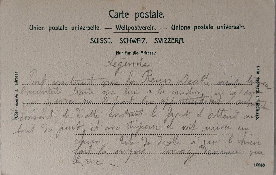 Cartes postales: TEUFELSBRÜCKE - Gotthardstrasse – D'occasion à Delémont par Domdom1 1