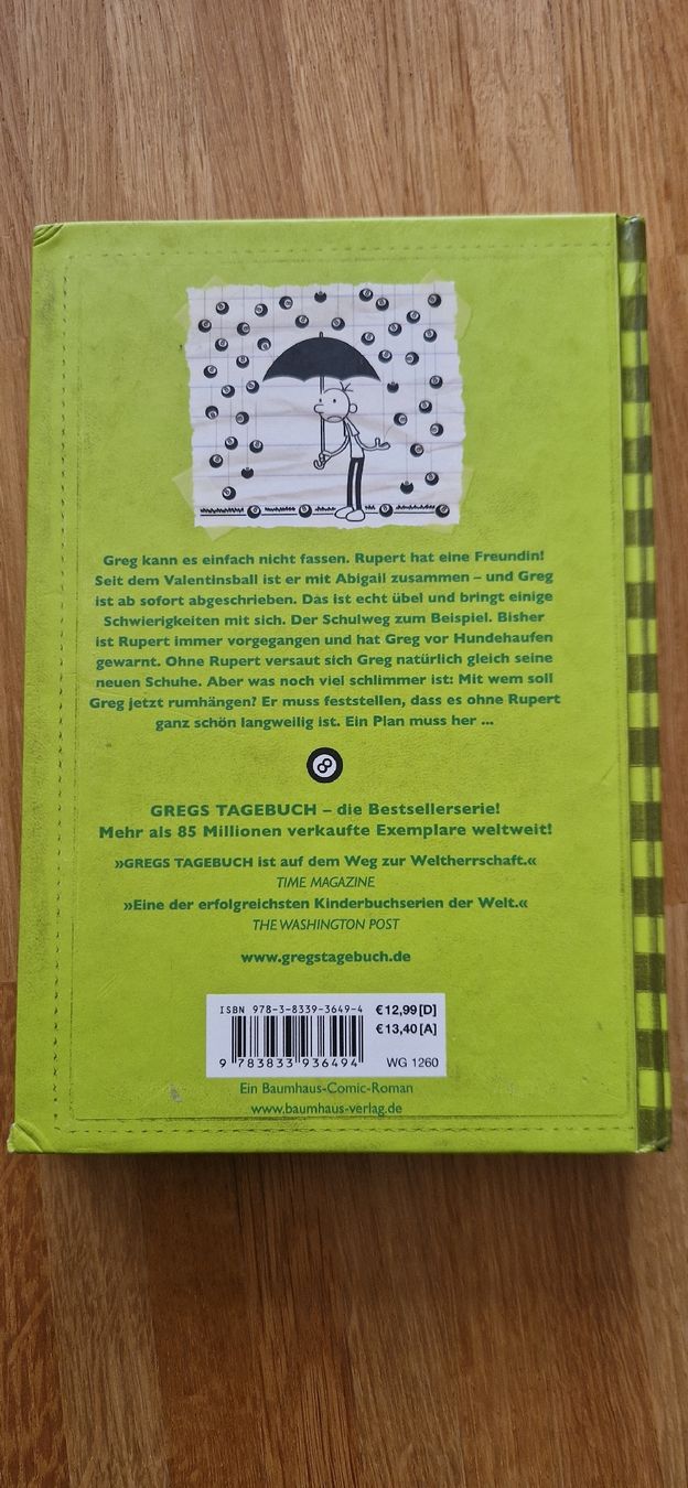 Libri: Gregs Tagebuch 8 - Echt übel! – Usato da Riehen venduto da Aconitum 1