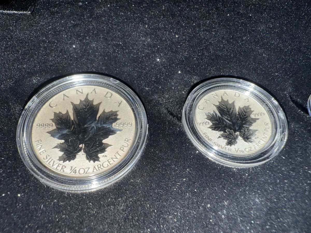 Tutti le monete: Kanada Silber Maple Leaf Satz 1988-2013, 5 Stueck – Nuovo (secondo la descrizione) da Savognin venduto da Buongiorno 6