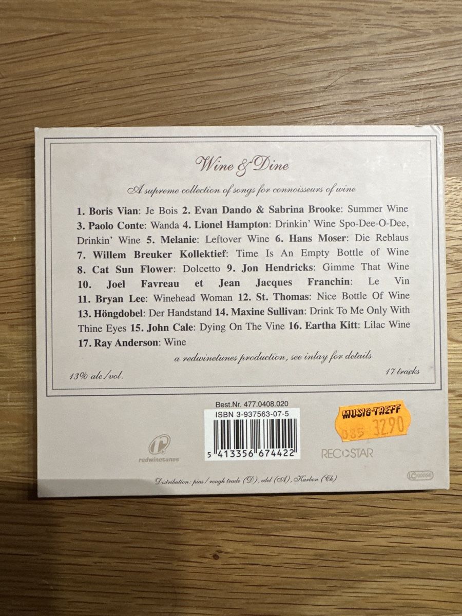 CD: Wine & Dine – Usato da Münsingen venduto da Sim2977 1