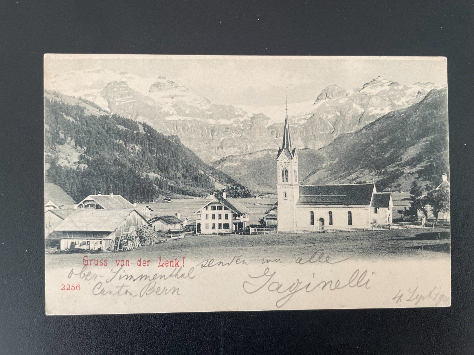 Ansichtskarten: AK BE Gruss von der Lenk – Gebraucht aus Thal von Danny82