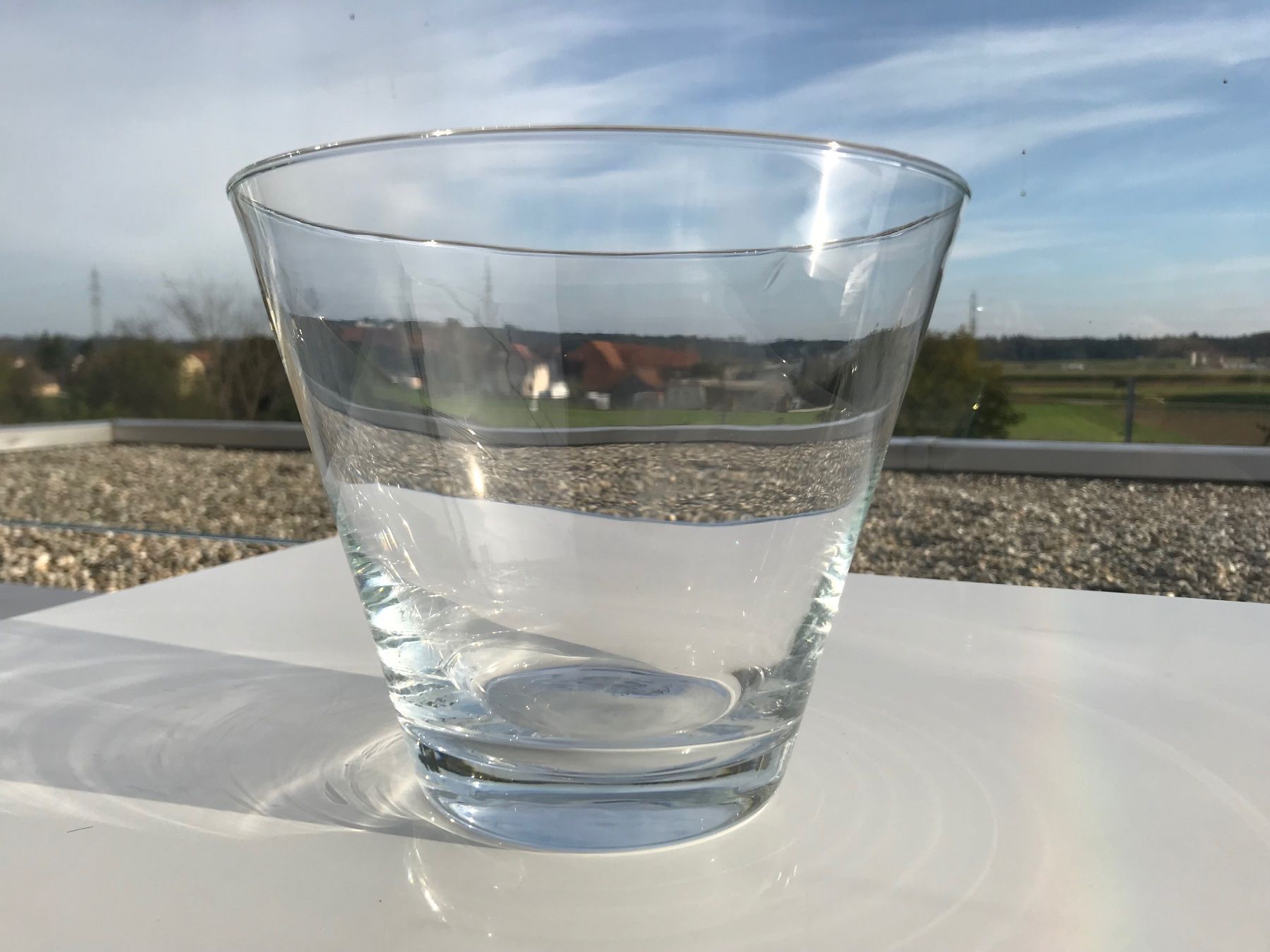 Vasen & Gefässe: Vase oder Topf aus Glas – Gebraucht aus niederbipp von Esbenz 8